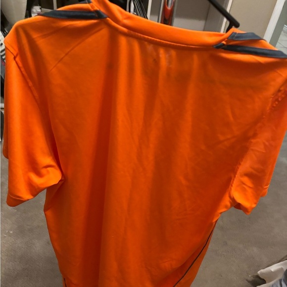 Adidas Training T-Shirt Crewneck Men's XL Short Sleeve Activewear Orange NWOT - Picture 9 of 12